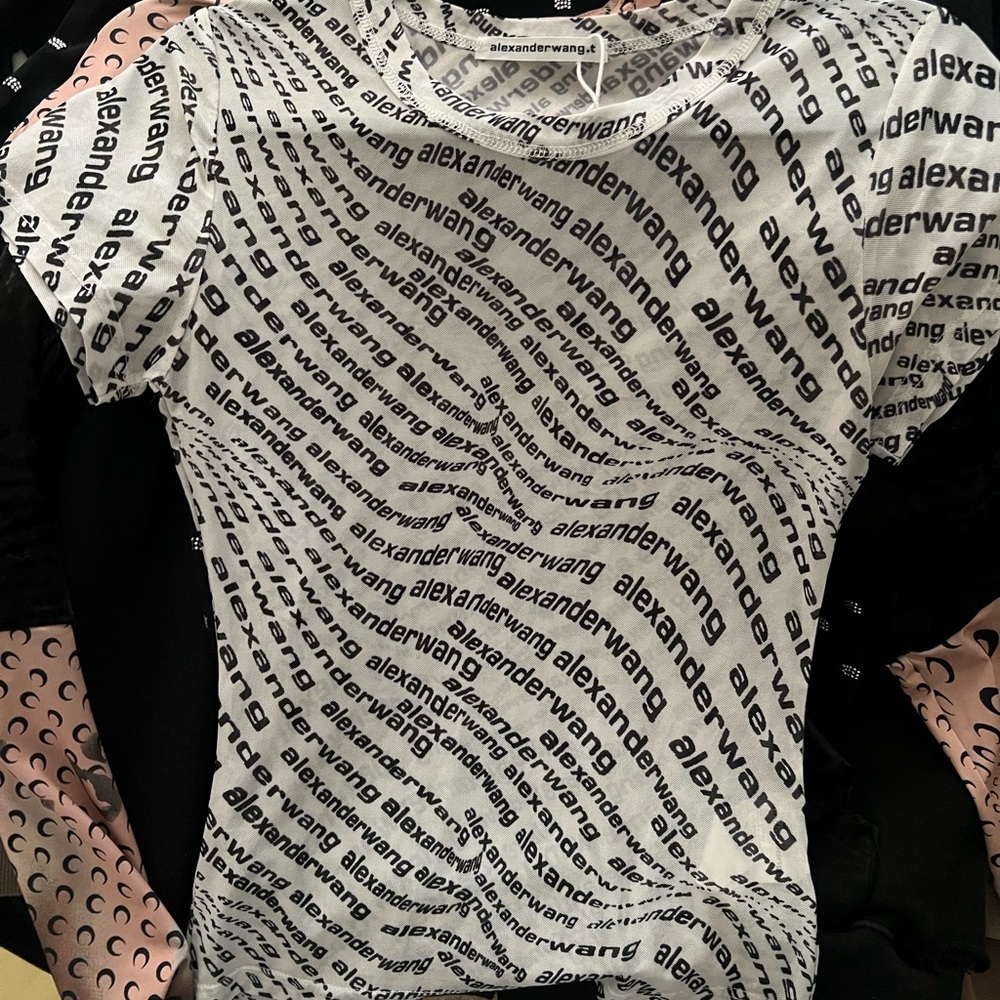 Alexander wang mesh tee